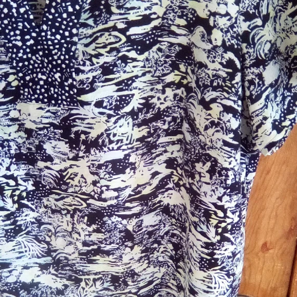 Christopher & Banks Monochrome Patterned Blouse - Picture 5 of 16